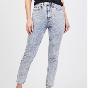 Juicy Couture High Rise Tie Dye Acidwash Denim Jeans